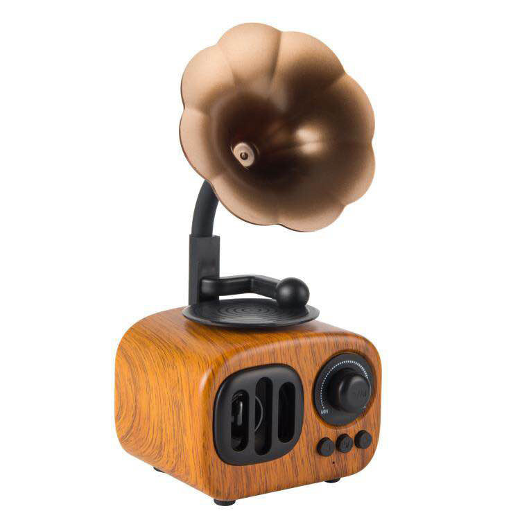 Gramophone small speaker Light Brown