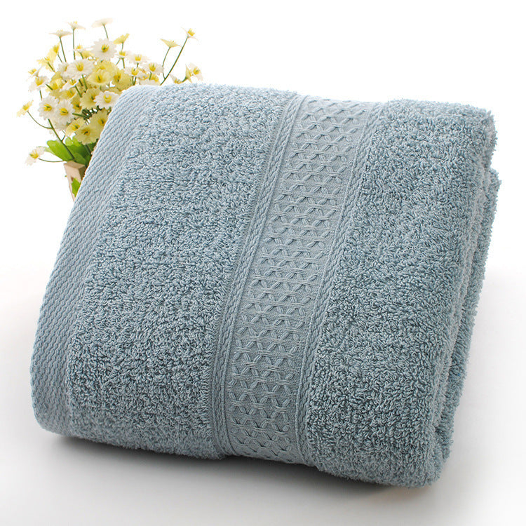 Thickened bath towel beach towel Dark green