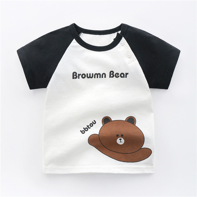Children's cotton T-shirt 8 Style