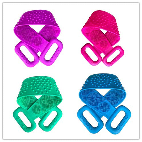 Silicone bath towel 4colors70cm