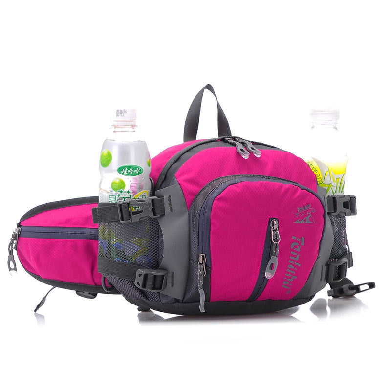 Multi function outdoor backpack Rose Red