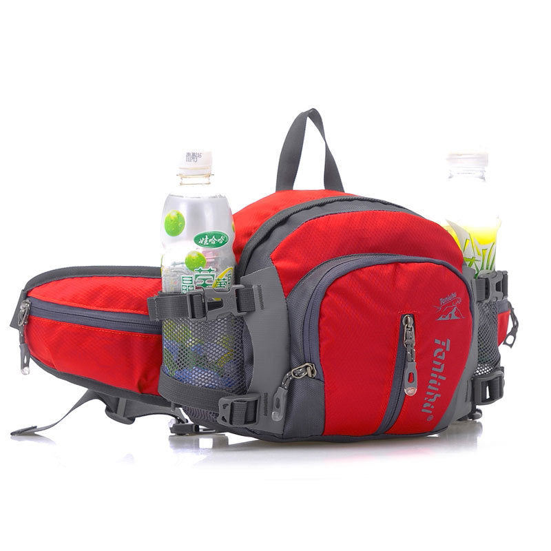 Multi function outdoor backpack Red