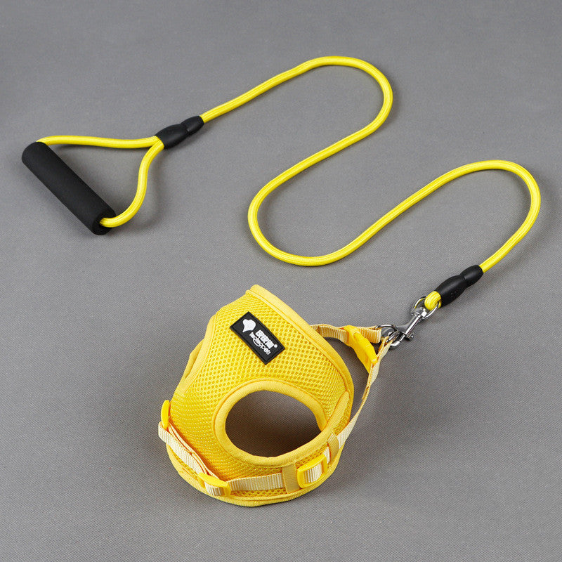 Dog leash dog leash dog collar Yellow Large