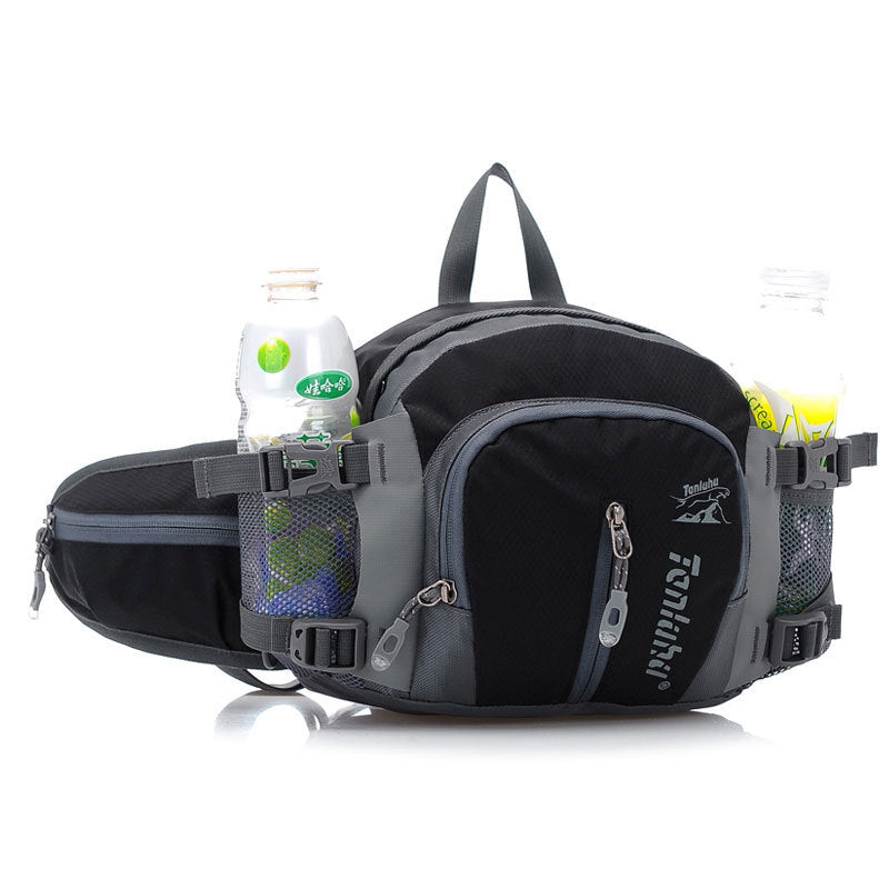 Multi function outdoor backpack Black