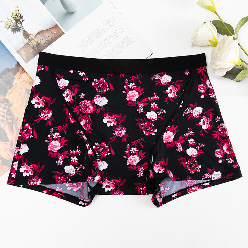 Sanitary Napkins Menstrual Period Aunt Exercise Physiological Pants Rose print