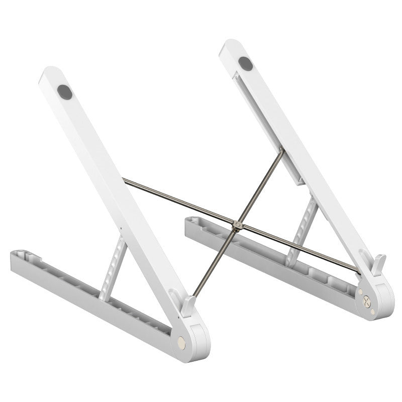 Notebook stand desktop cooling folding portable bracket White