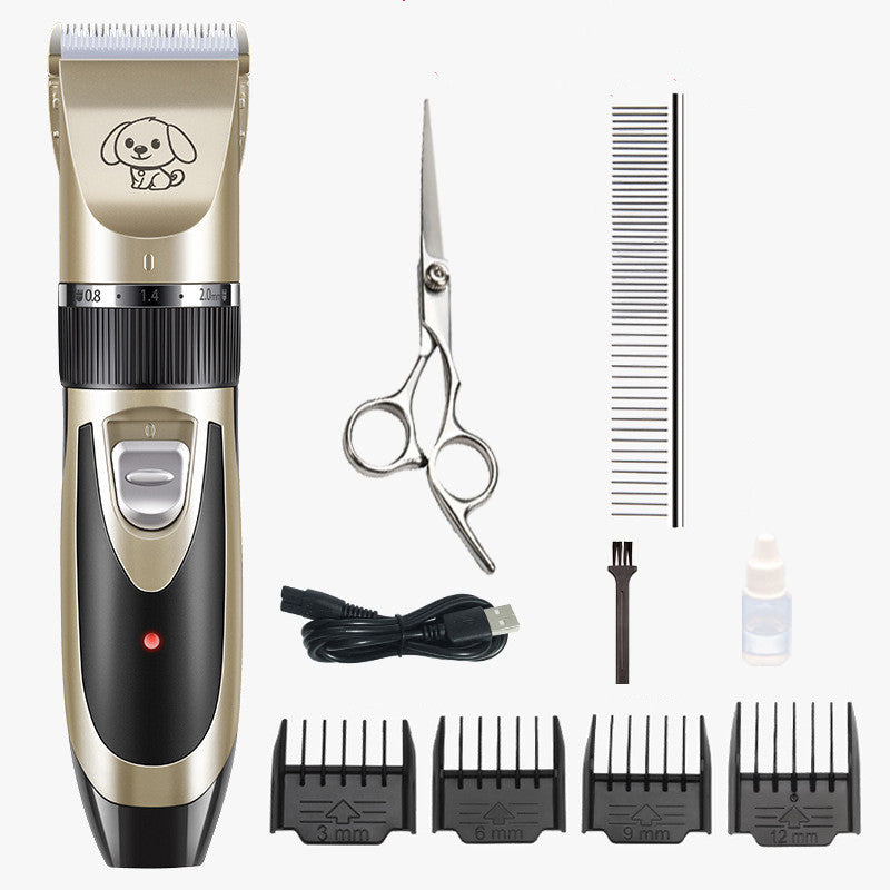 Professional Pet Grooming Kit Gold set US