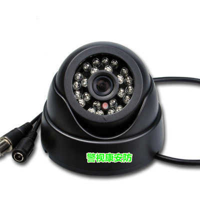 High definition 480 line surveillance camera, infrared camera, indoor monitoring probe, conch monitoring hemisphere default
