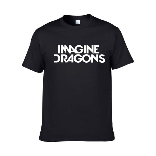 Men's Short-sleeved T-shirt Pure Cotton Men's T-shirt Men Black