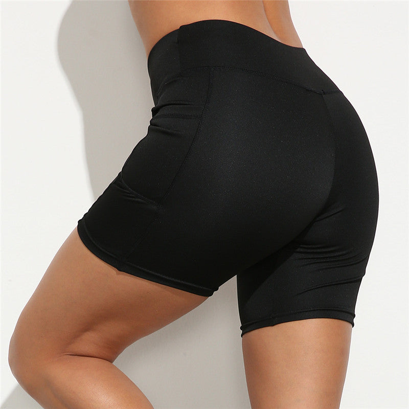 Yoga leisure sports printed leggings Black