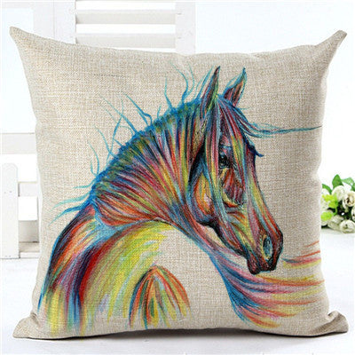 Horse pattern pillow pillowcase 11 style 45×45cm