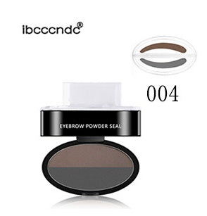 Eyebrow Powder Stamp for Easy Natural Looking Brows 004 gray + dark brown