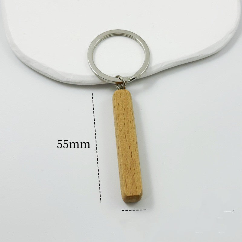 Blank Wooden Keychain Engraving Slender sheeps eyes