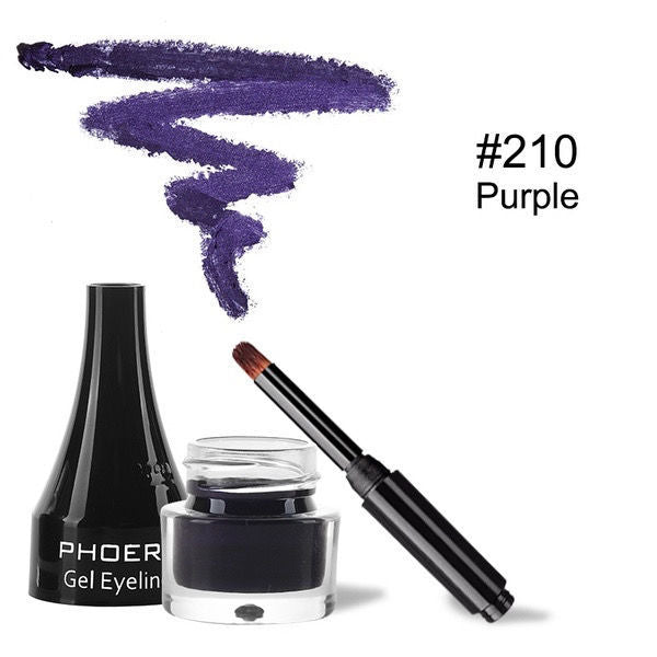 Brown Novice Makeup Black Eye Liner Makeup Makeup Purple