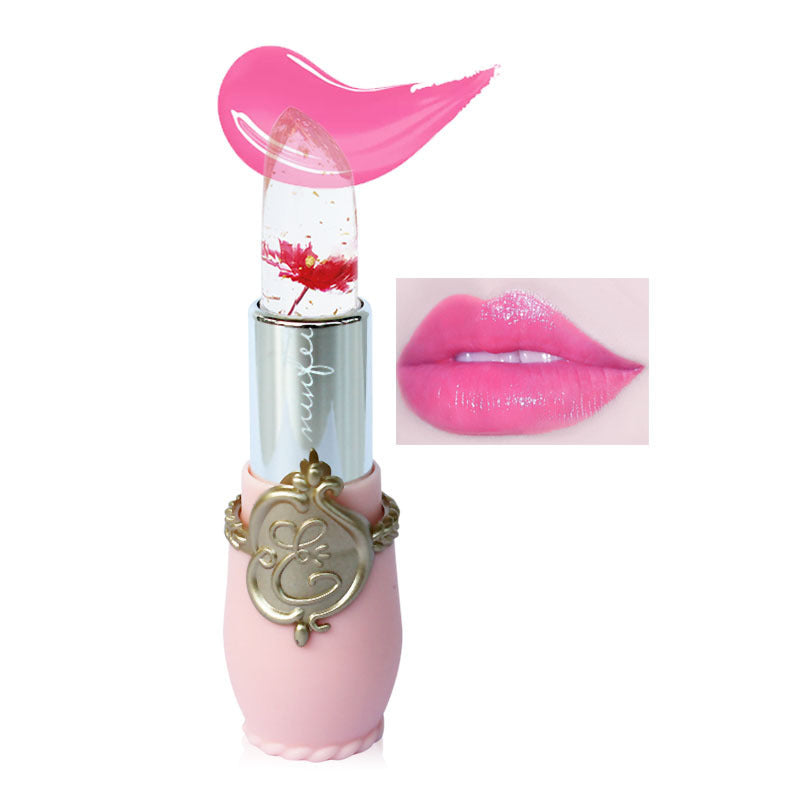 The Flower Crystal Jelly Magic Lipgloss Family Red