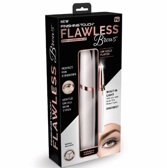 Flawlessly Brows Electric Eyebrow Remover White