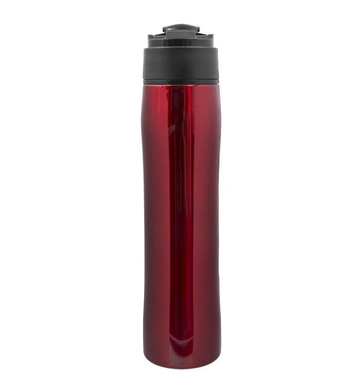 Stainless steel pressure pot coffee maker Glitter Red