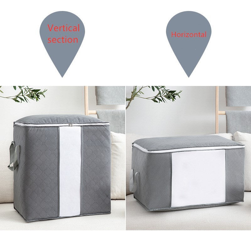 Quilt storage bag clothes quilt storage bag Dark Grey