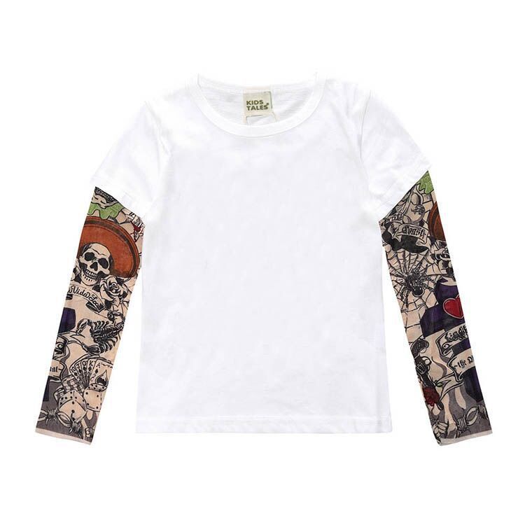 Tattoo boy t-shirt White A