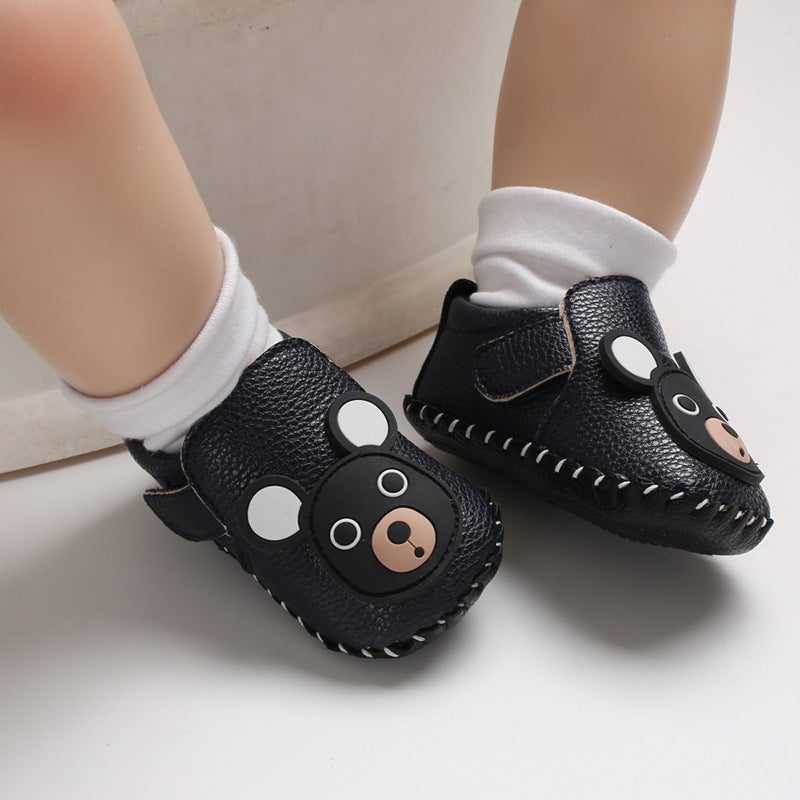 Baby shoes non-slip toddler shoes Black
