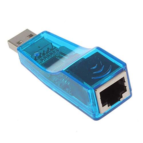 1.1USB network card RJ45 USB network card Notebook network card Desktop universal support VISAT Blue