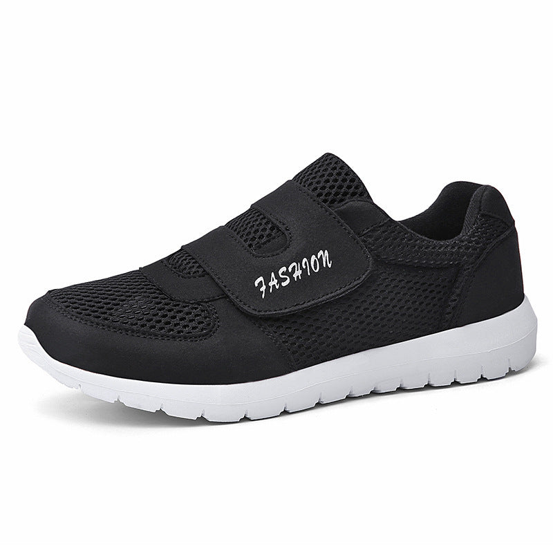 Summer New Trend Fashion Healthy Elderly Shoes Outdoor Soft Sole Casual Shoes Black