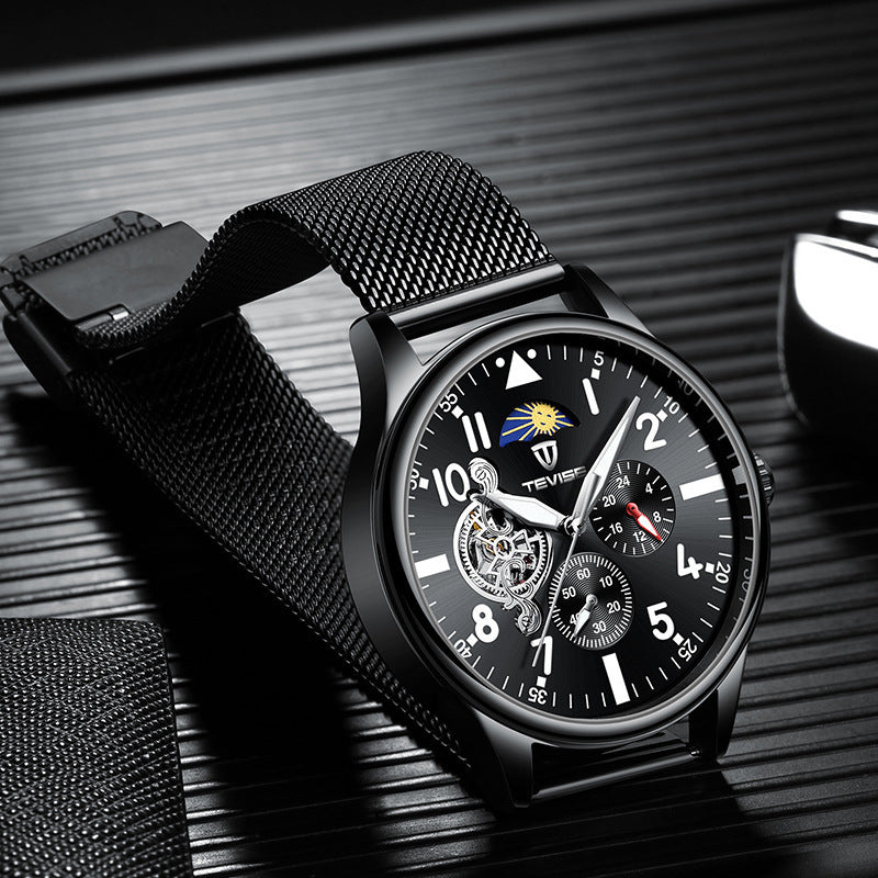 Men's Watch Waterproof Fashion Watch Campus Trend Student Mechanical Watch