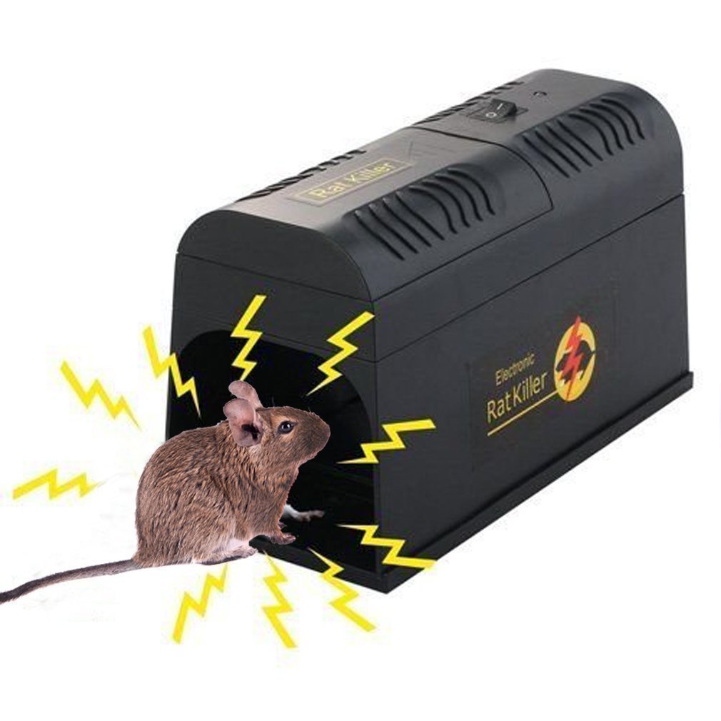 High voltage trigger rodent killer Black