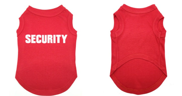 Pet clothing Red