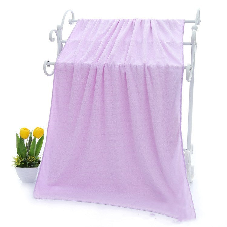 Absorbent Microfiber Bath towels Violet
