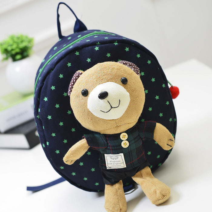 Cute Baby Backpack Anti-lost Bear Cartoon Black bear