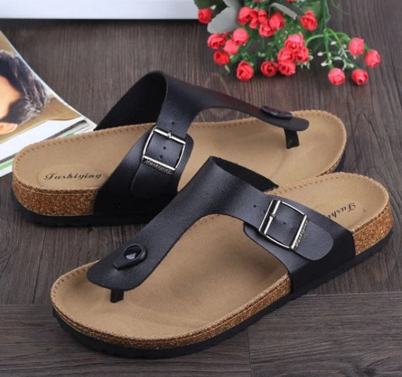 men sandals Black 2 style
