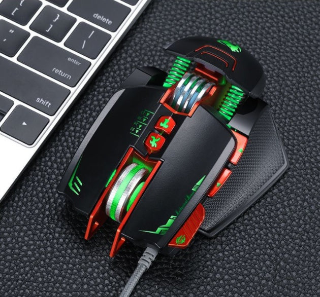 Thunder Wolf V9 gaming mouse gaming machine Black