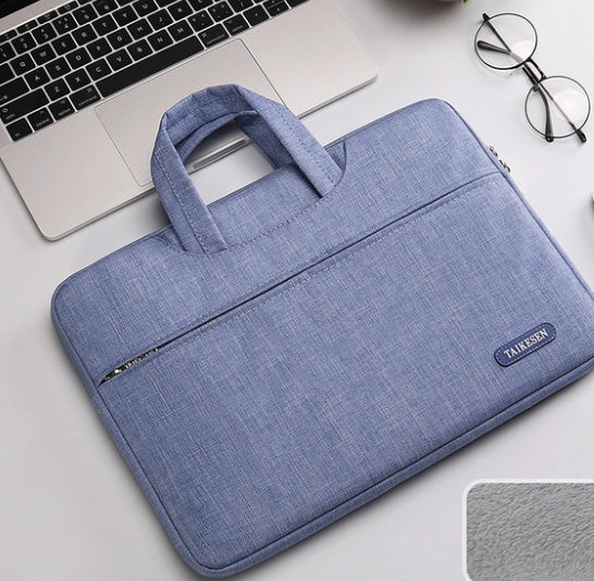 Laptop bag female 15.6-inch male Blue