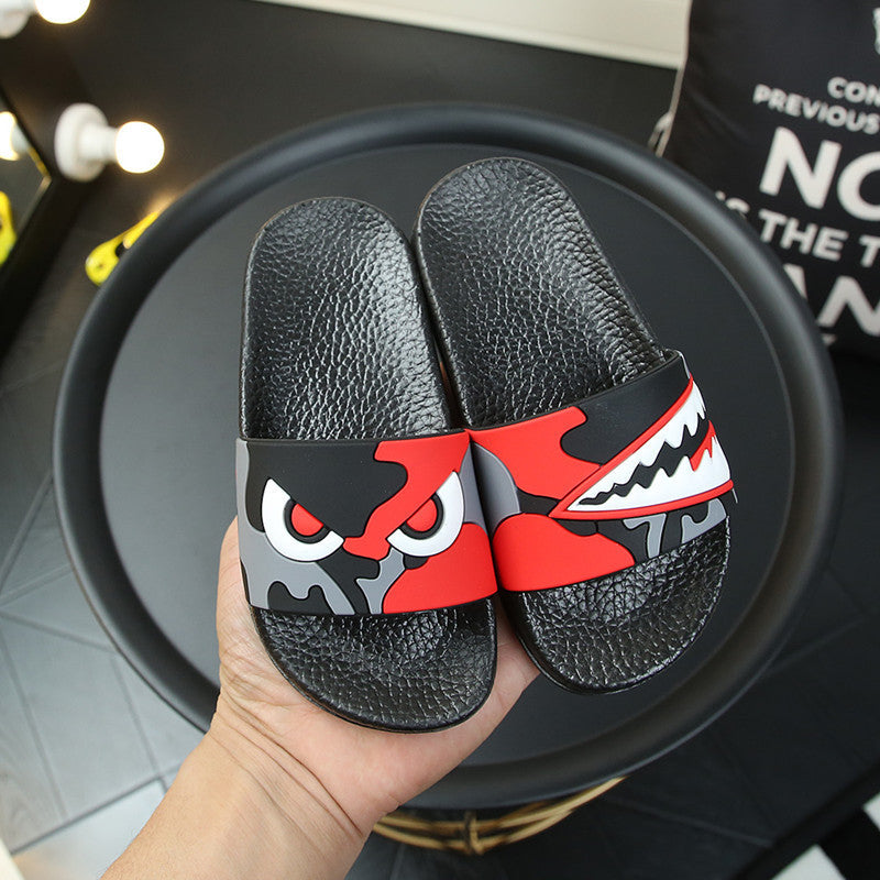 Parent child sandals for adults and children Red