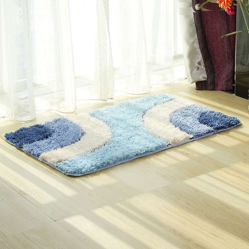 Tufted carpet Blue