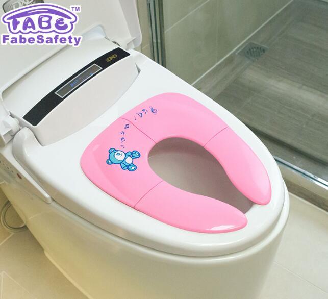 Toilet Seat Folding Toilet Seat for Children pink