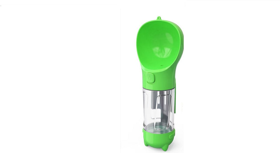 Pet Multi-functional Water Bottle Green