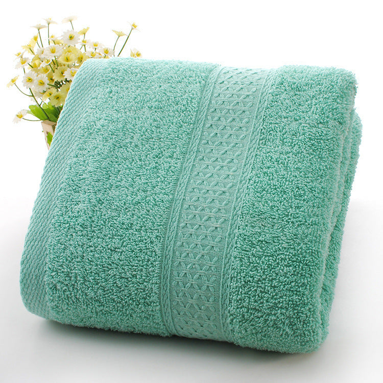 Thickened bath towel beach towel Emerald green