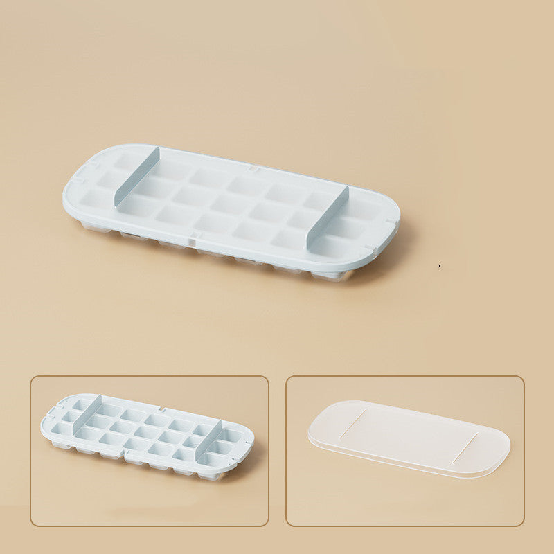 Ice Box Ice Cube Tray Grid High Capacity Food Grade Kitchen Gadgets Blue Single box