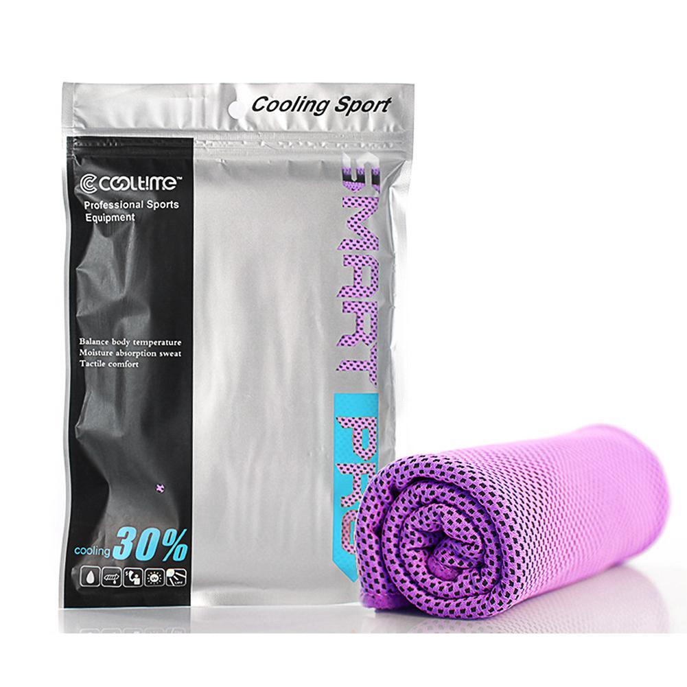 Sports towel quick-drying towel Purple 30x100cm