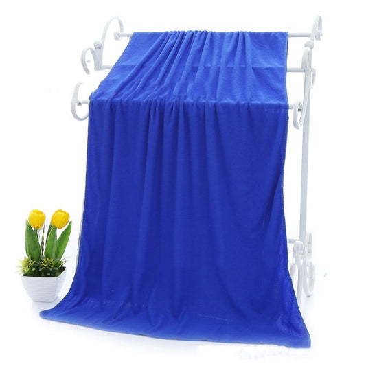 Absorbent Microfiber Bath towels Dark Blue