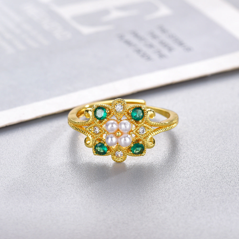Emerald Fashion Personalized Women's Ring