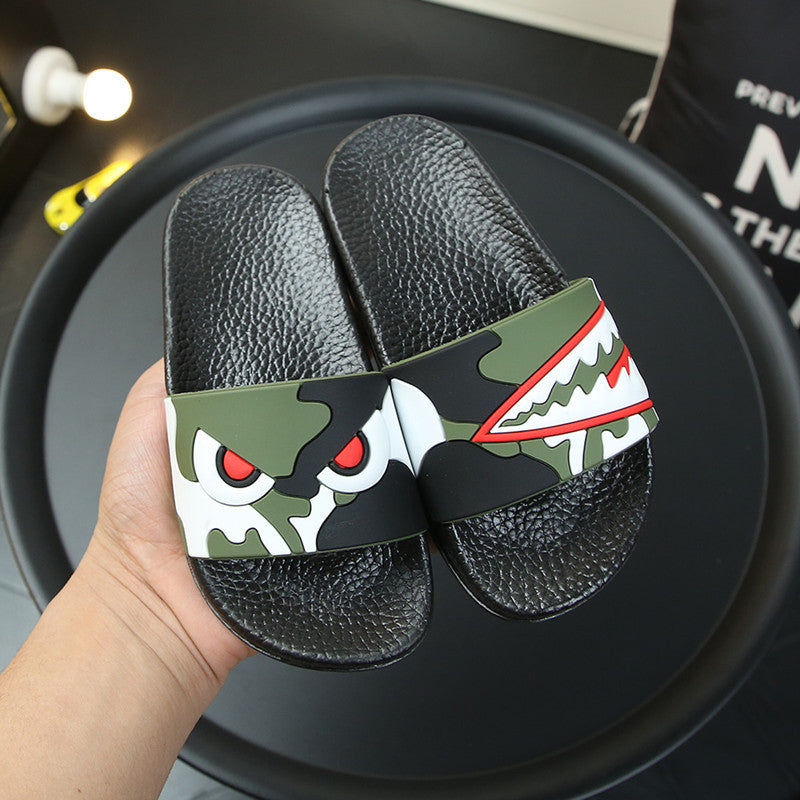 Parent child sandals for adults and children Army Green