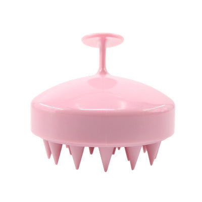 Silicone Brush To Clean The Scalp And Massage The Blood Meridians Pink