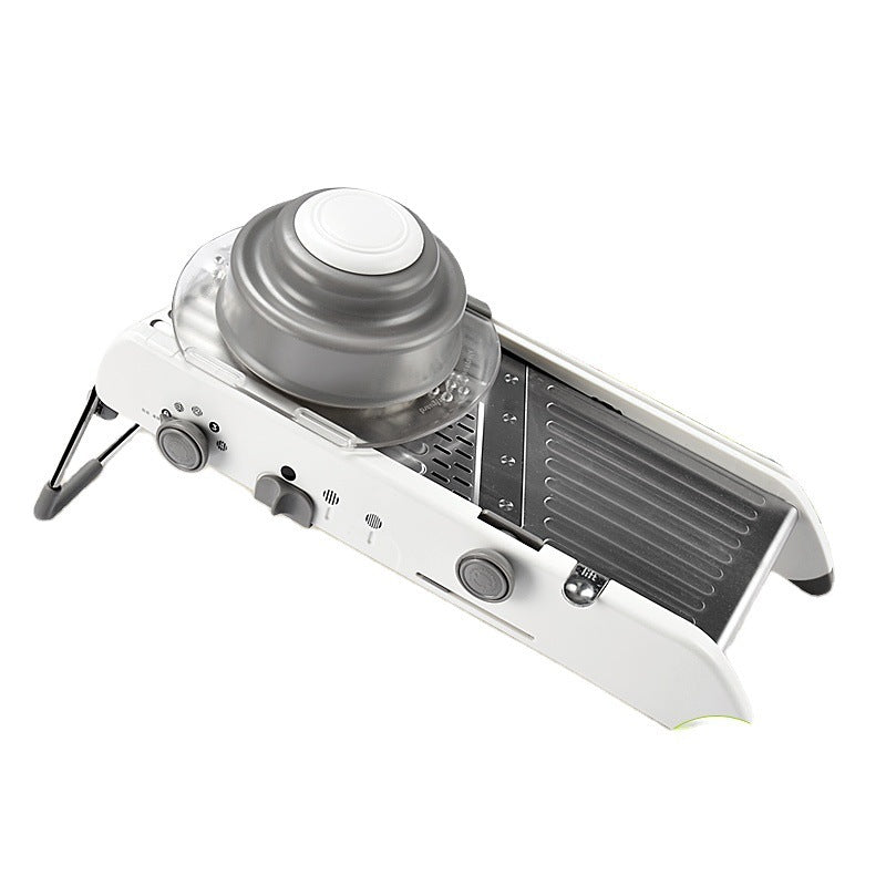 Slicer Manual Vegetable Cutter for Kitchen Terka Adjustable Stainless Steel Knife Grey