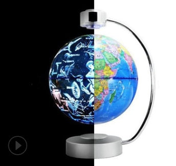 8 inch globe magnetic suspension office decoration company gift novelty creative birthday gift Llluminous Globe 8 inches