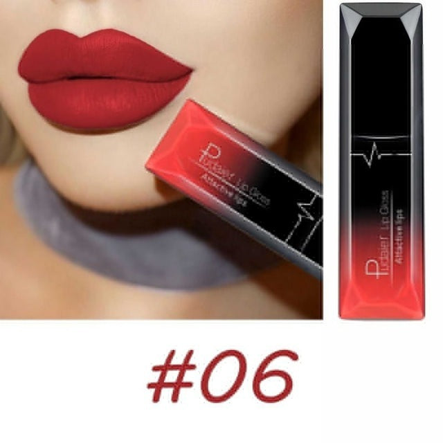 Makeup matte matte lip gloss lipstick 06color
