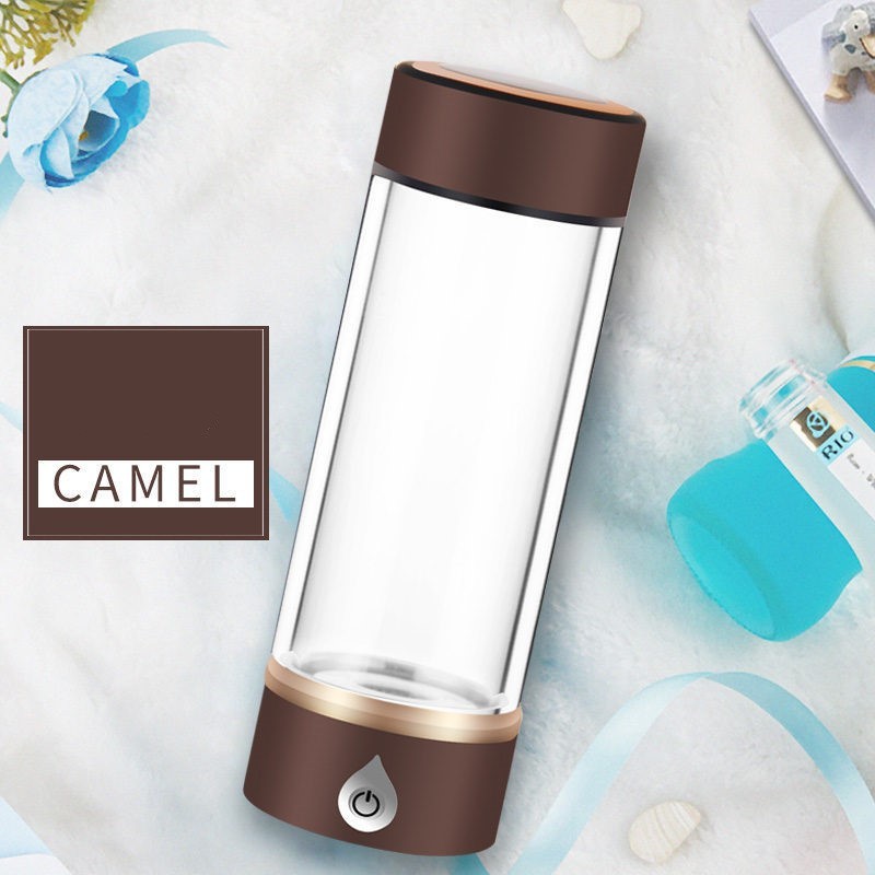 Hydrogen Water Ionizer Bottle Camel