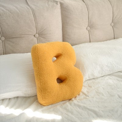 26 English Letters Pillow Sofa Cushion Shooting Props B About 38x30cm